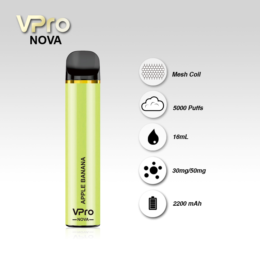 VPro NOVA Disposable Vape Pod Device (5000 Puffs) Wholesale Inquiry